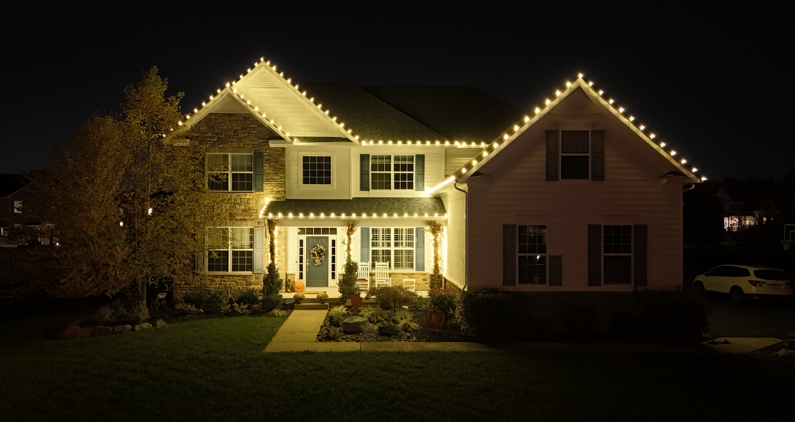 After Holiday Light Installation